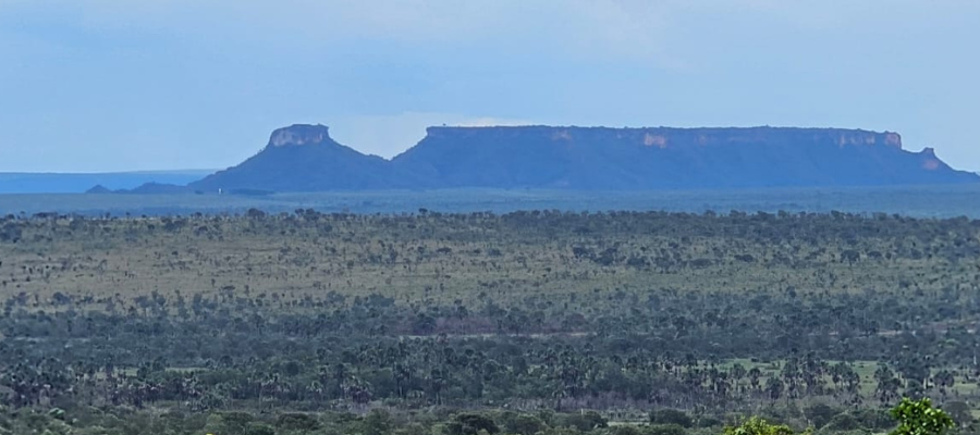 Vista aérea de imóvel rural no Cerrado tocantinense